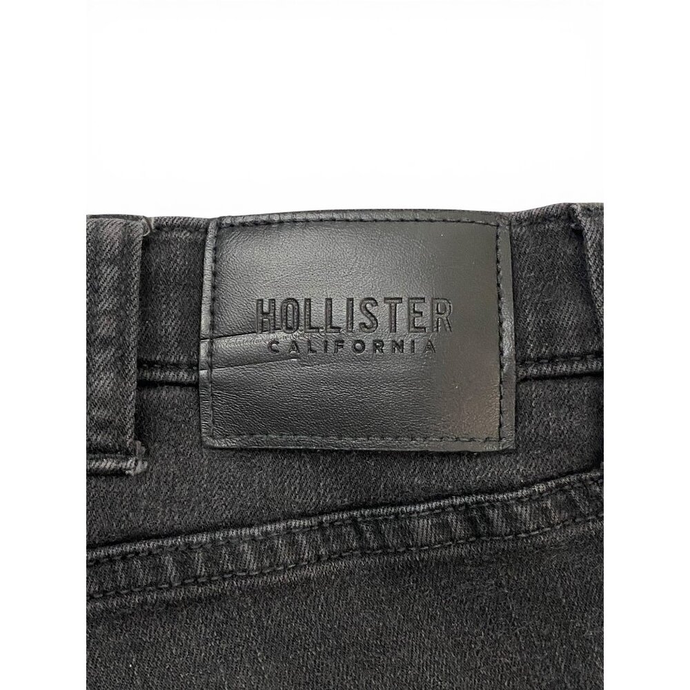 Hollister Slim Straight Mens Black Jeans Size W36 L32 Advanced Stretch - Picture 8 of 8